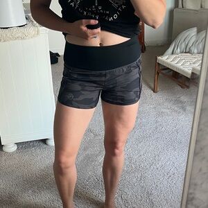 Maven Thread Elite Running Shorts Dark Camo | Women’s Athletic Workout Shorts